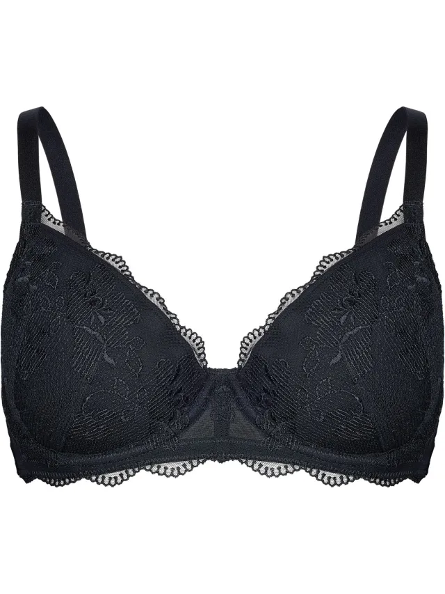 ESOTIQ Vera - Push-upbeha - Zwart - 80B - Uitneembare vullingen
