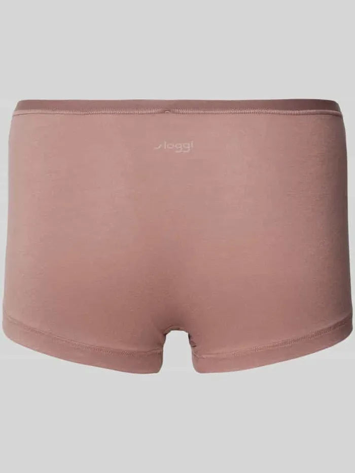 Sloggi Broek met labelprint in een set van 3 stuks, model 'GO DAILY' roodbruin, foto 2
