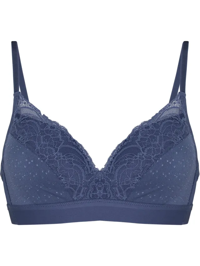 Hunkemöller Sophie Padded Non-Underwired Bra Blauw