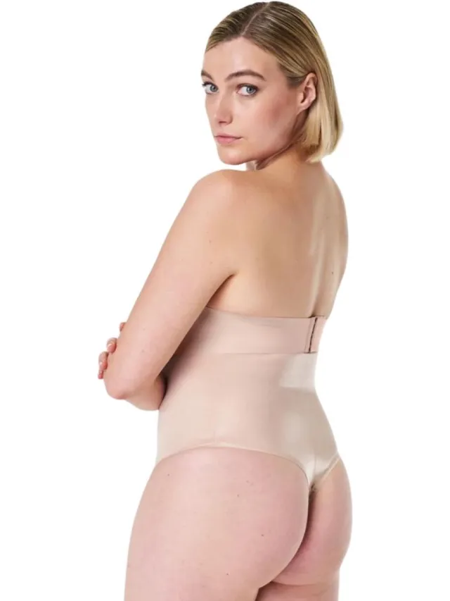 Spanx Thinstincts 2.0 High-Waisted Thong | Soft Nude