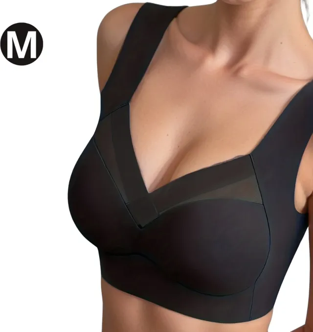 Nivard BH Zonder Beugel - Zonder Bandjes - Push-up Bh's - Comfort Bh - Zwart