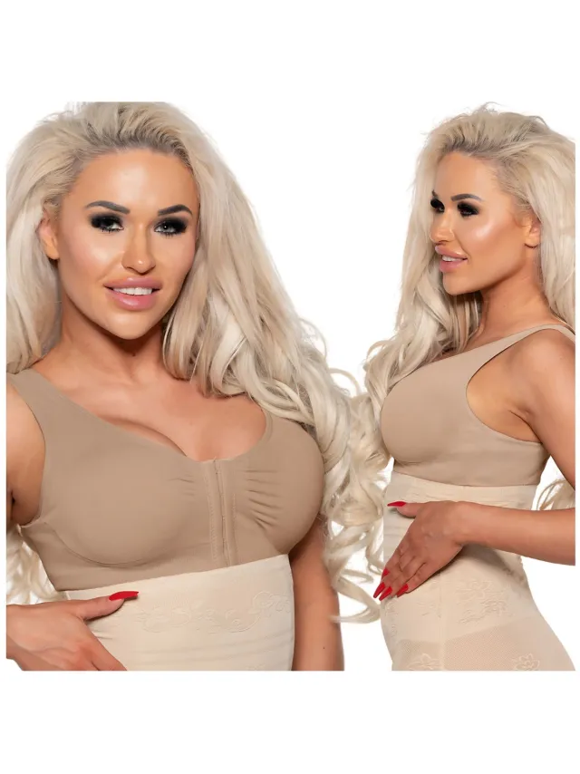 Markal Merkloos - Voorzijde Sluiting Beha - Geen Beugel - Push-Up Nude