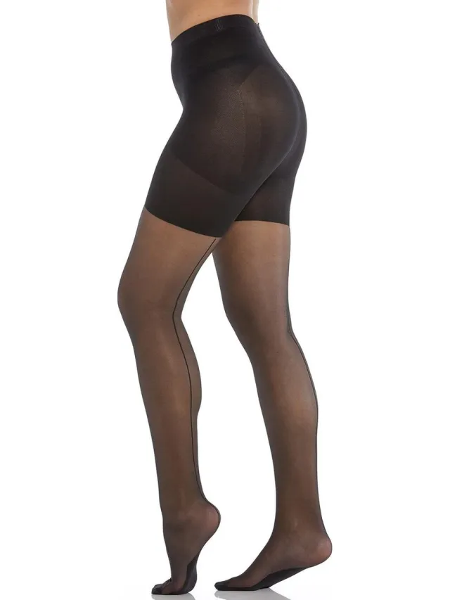 MAGIC Bodyfashion Spectacular Legs Panty Backseam Dames Zwart