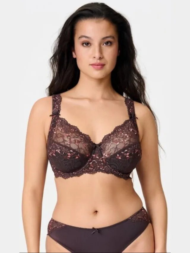 LingaDore DAILY Beugel BH - Plus Size French roast multi