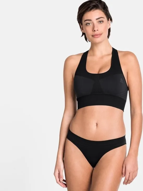 Odlo Sports Bra Seamless Medium Sportbeha Dames Zwart
