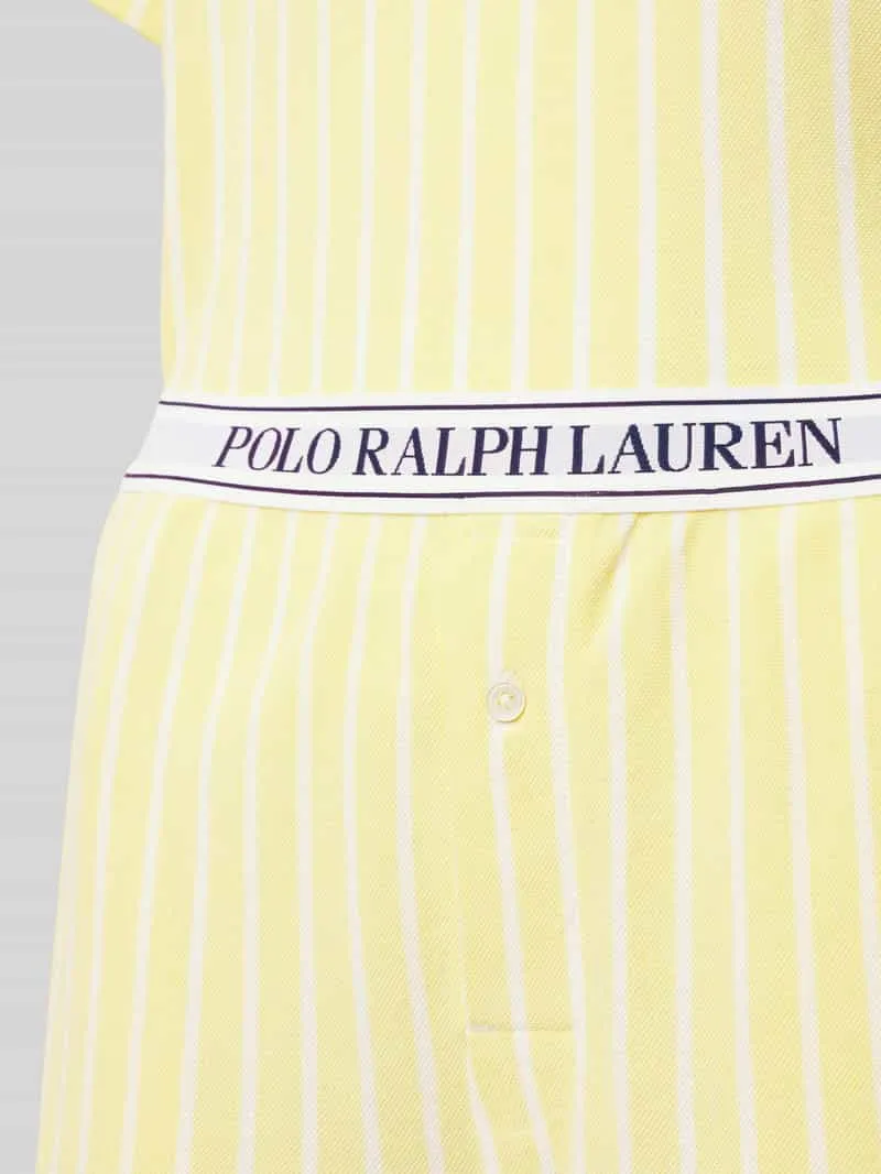 Polo Ralph Lauren Relaxed fit pyjama van katoen-modal-mix geel, foto 2