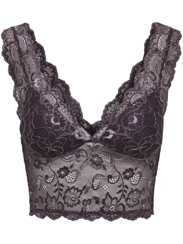 Only Chloe bralette donkerpaars, foto 2