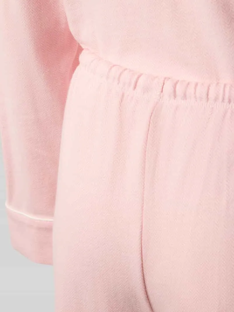 Lauren Ralph Lauren Regular fit pyjamaset van puur katoen roze, foto 2