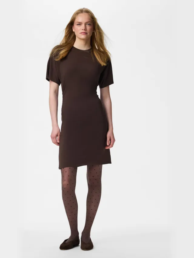 Pieces PCNEW Nikoline panty met stippen 20 denier zwart