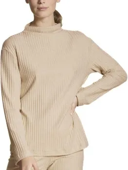 Calida Home Hub Sweater * Actie * Beige,Wit