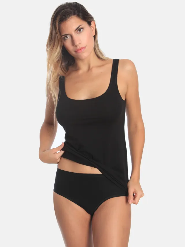 Sassa Mode slip zwart