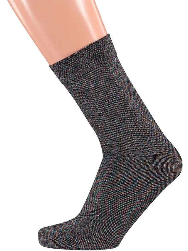Caresse pantysokjes rainbow glitter 60 zwart