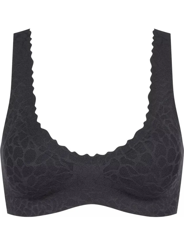 Sloggi Zero Feel Lace 2.0 Bralette Dames Beha zwart