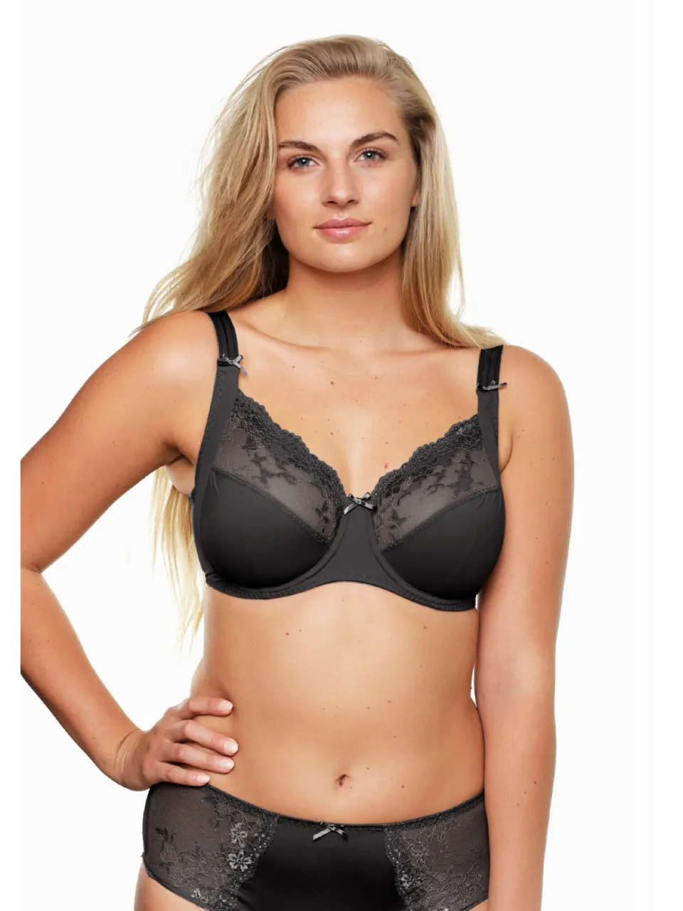 Lingadore DAILY Beugel BH - Plus Size Zwart