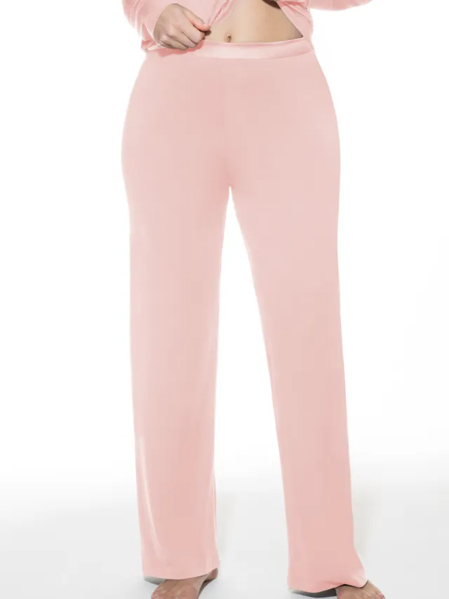 Mey Lange broek Serie Pure Chic Bonbon Pink roze