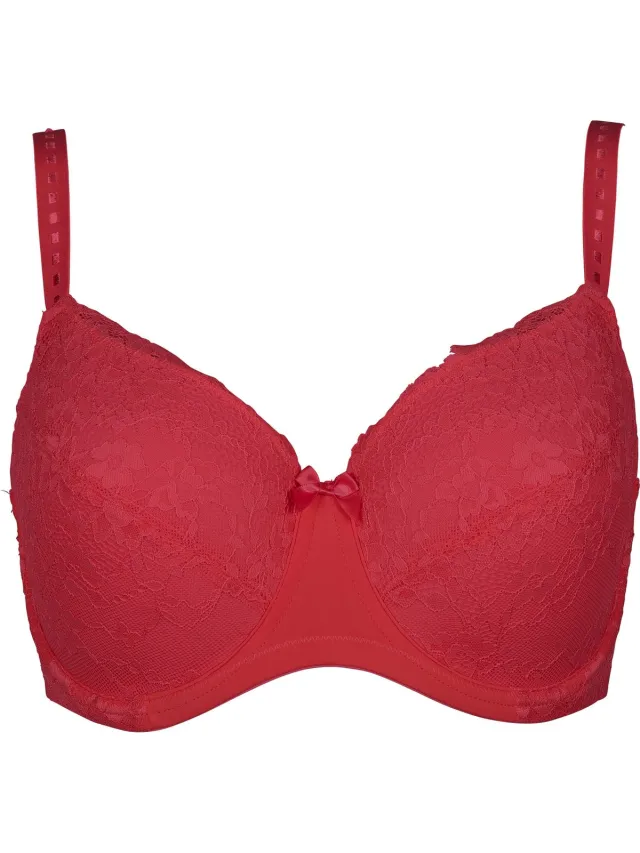 After Eden D-cup & up RECYCLED BH - Rood