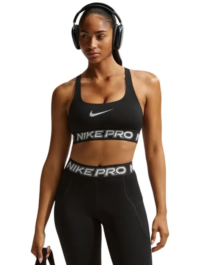 Nike Pro sportbeha zwart