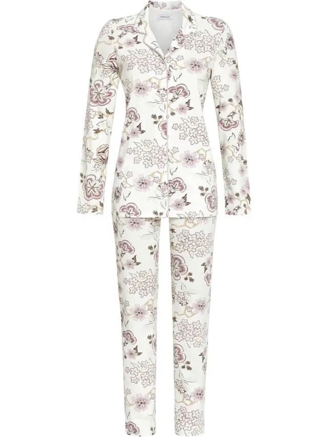 Ringella Pyjama – Winterflowers – 3511230 - Champagne - 44