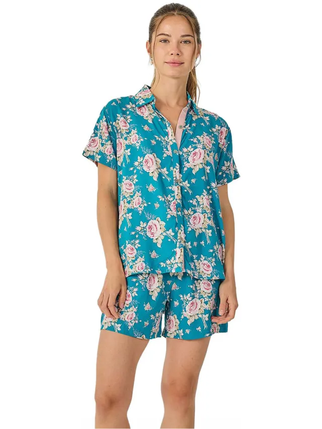 J&J Brothers JJB36 pyjamaset blauw