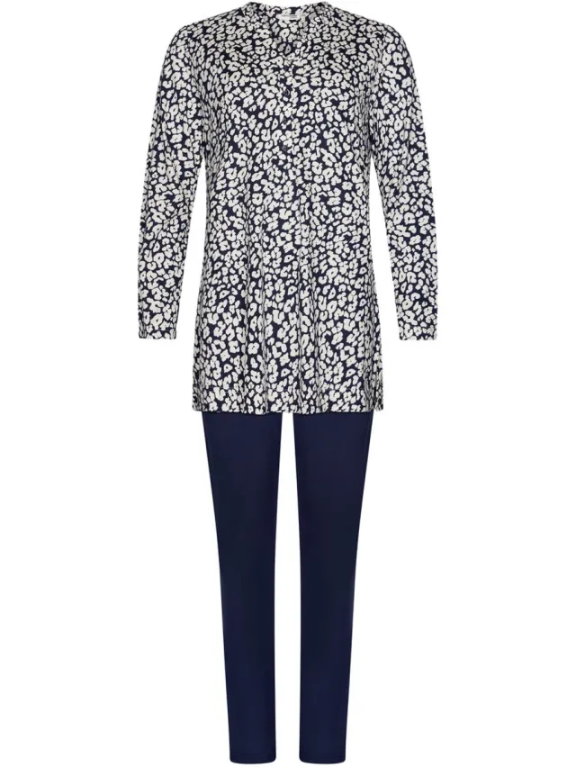 Pastunette Premium - Pyjama - Grace - Katoen/Modal - Donkerblauw