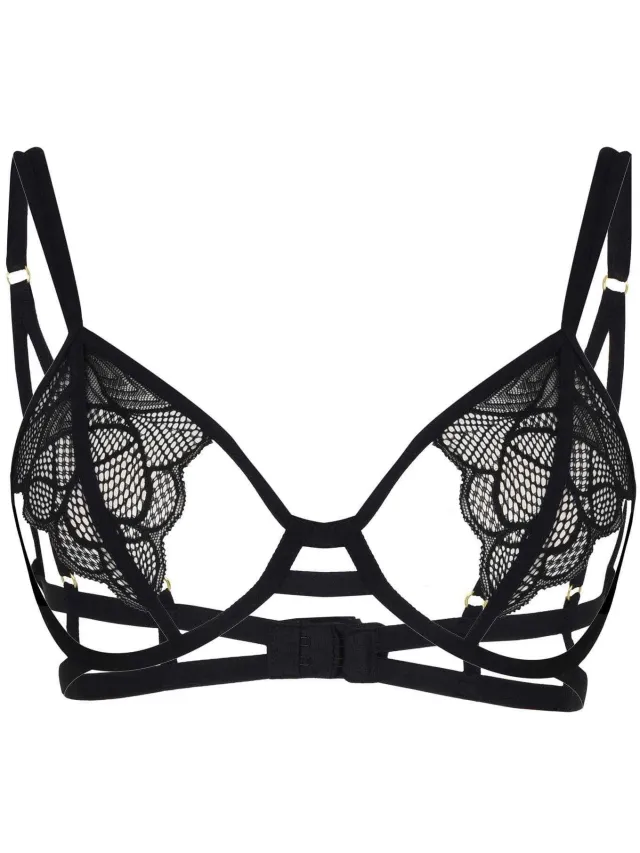 Bluebella Kantbeha met uitsnijdingen voor dames (Zwart)