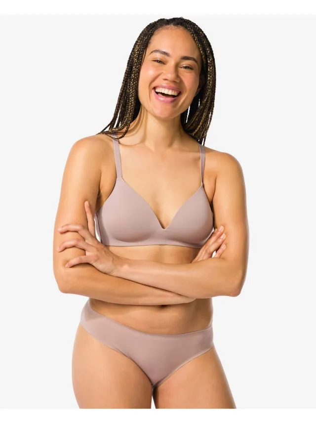 HEMA Damesslip second skin micro beige