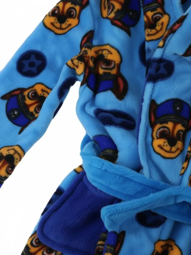 Cerda Paw patrol Paw Patrol Badjas - Chase Ochtendjas - Met capuchon - Blauw