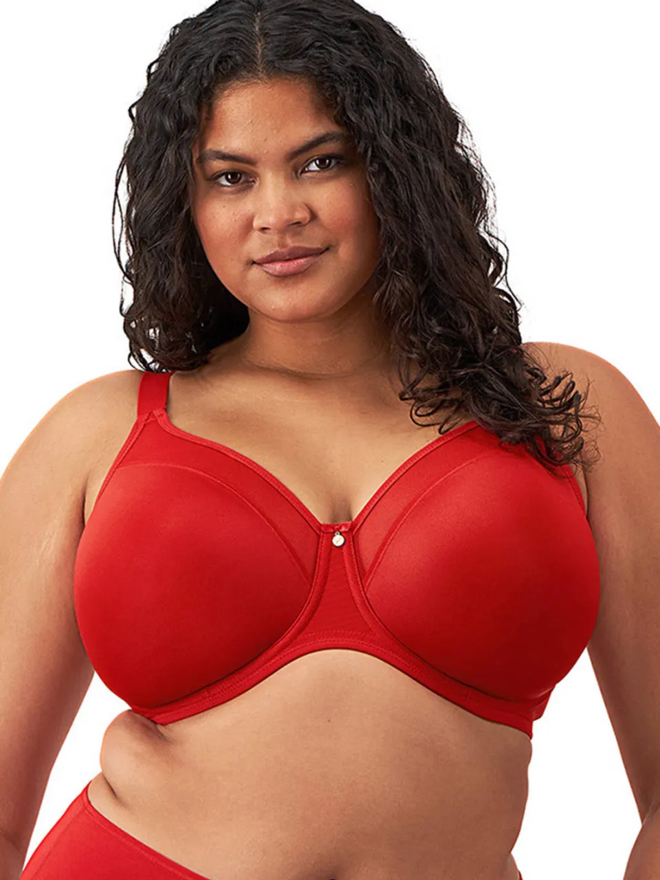 Elomi Smooth niet-voorgevormde beugelbh rood, foto 5