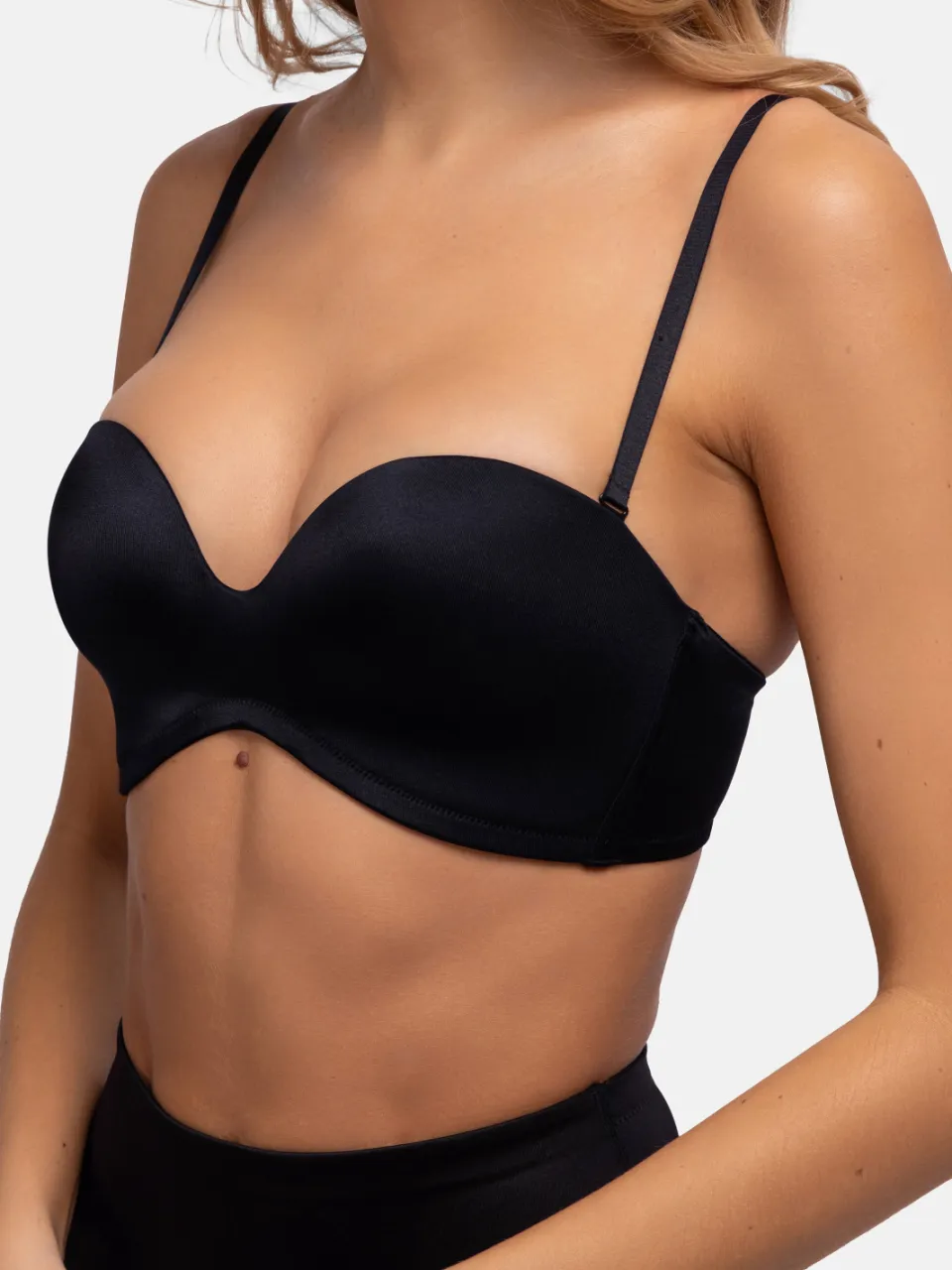 Dorina Sublime Sculpt strapless bh zwart, foto 5
