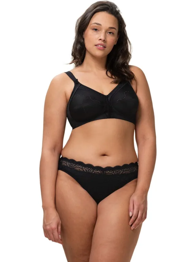 Triumph Bügelloser BH Doreen + Cotton Zwart