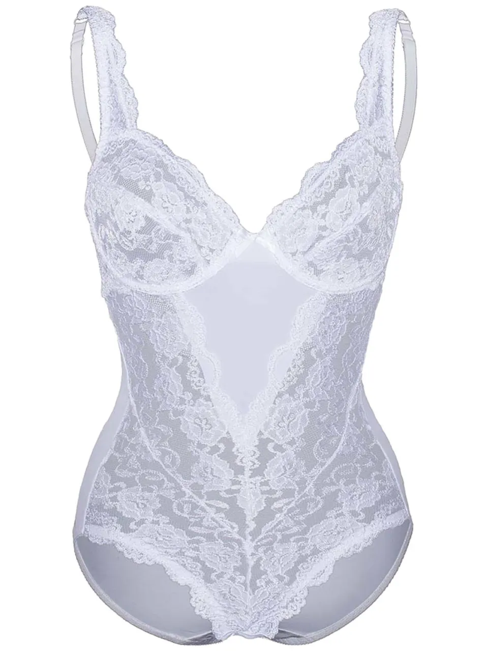 Sassa Mode corrigerende body Classic Lace wit, foto 2