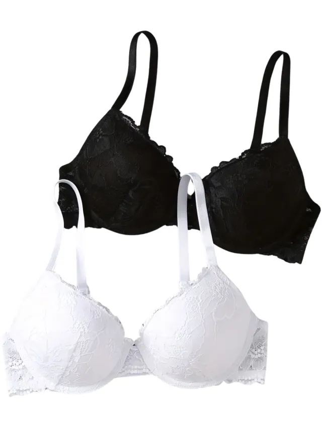 Currero BH Zonder Beugel - Strapless - Zonder Bandjes - Met Voorsluiting - Push-up Bh's - Comfort Beha - Comfortabel - Grote Sluiting - Cupmaat Veelkleurig