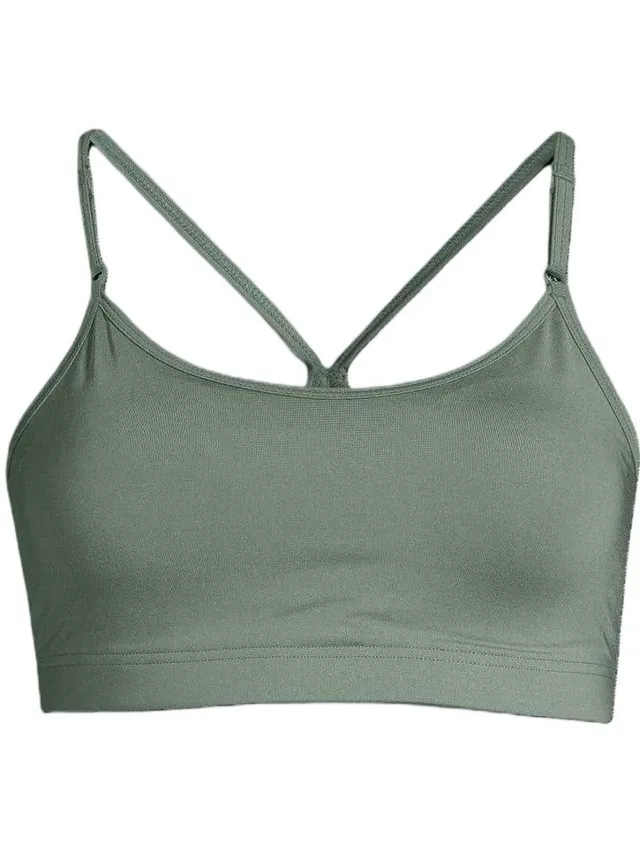 Casall Naadloze sportbeha met nauwsluitende pasvorm voor dames (Stoffig groen), foto 2