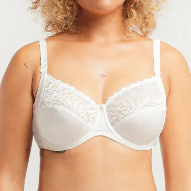 Louisa Bracq Electric Waves - niet-voorgevormde beugel bh - nacre - 49401 Ivoor
