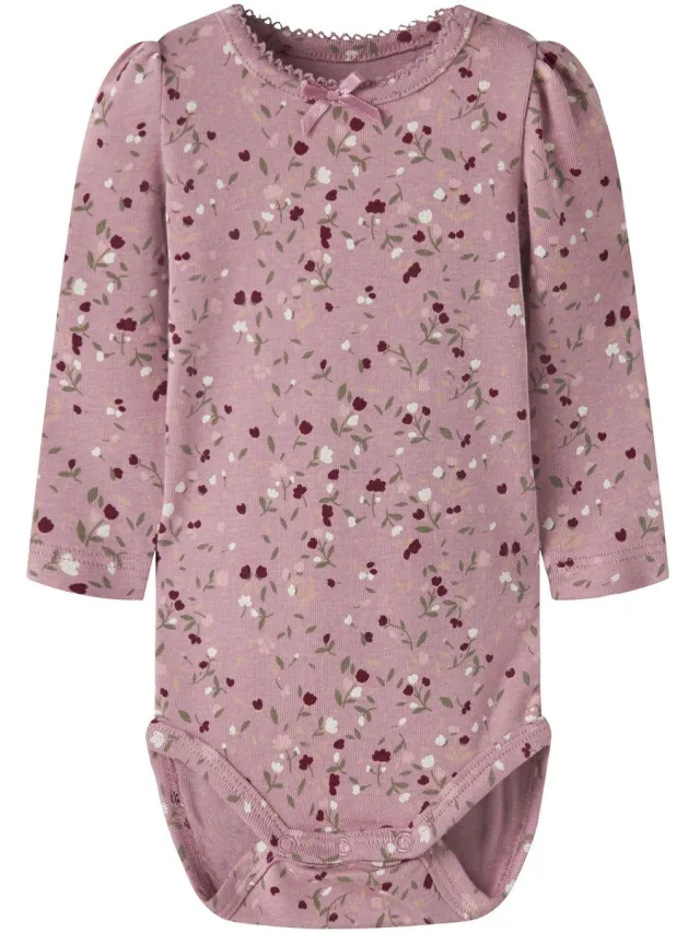 NAME IT Romper Ribgebreid Lilas1
