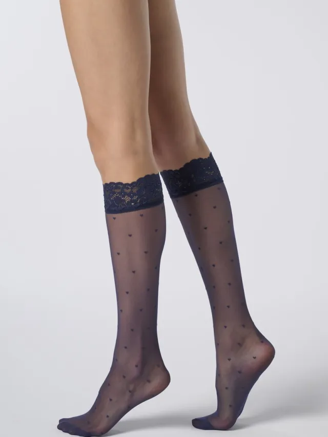Oroblu Sweetie 20 Kniekous - Kleur Zwart - One Size Black