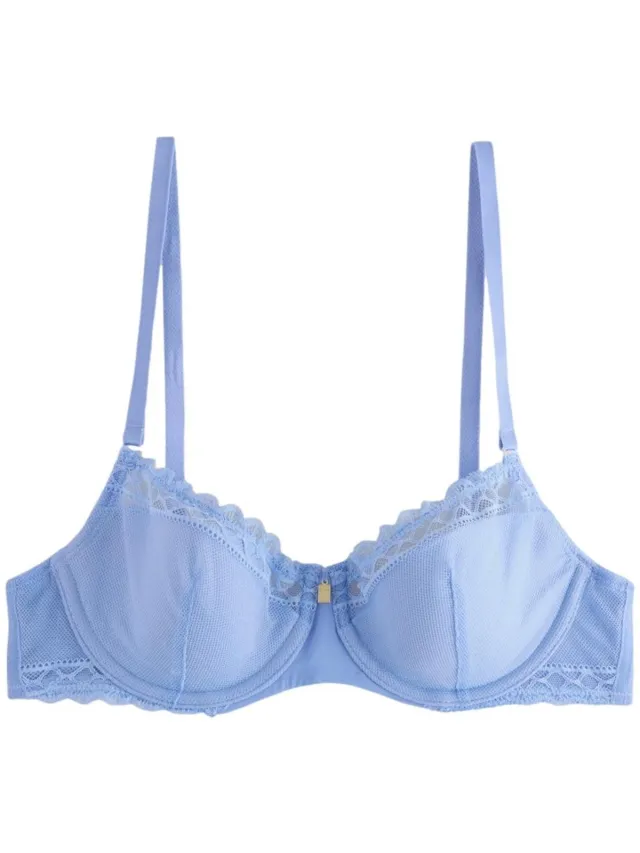 Next Dames - Gladde kanten balkonbeha met vulling - Blauw