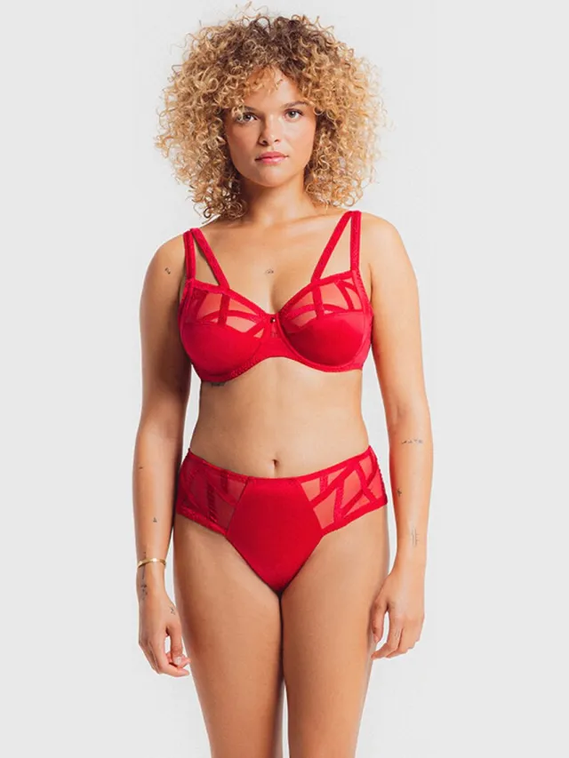 Louisa Bracq Serie Beugel Bh 47101 471 ROUGE A LEVRE - maat EU 75C / FR Rood