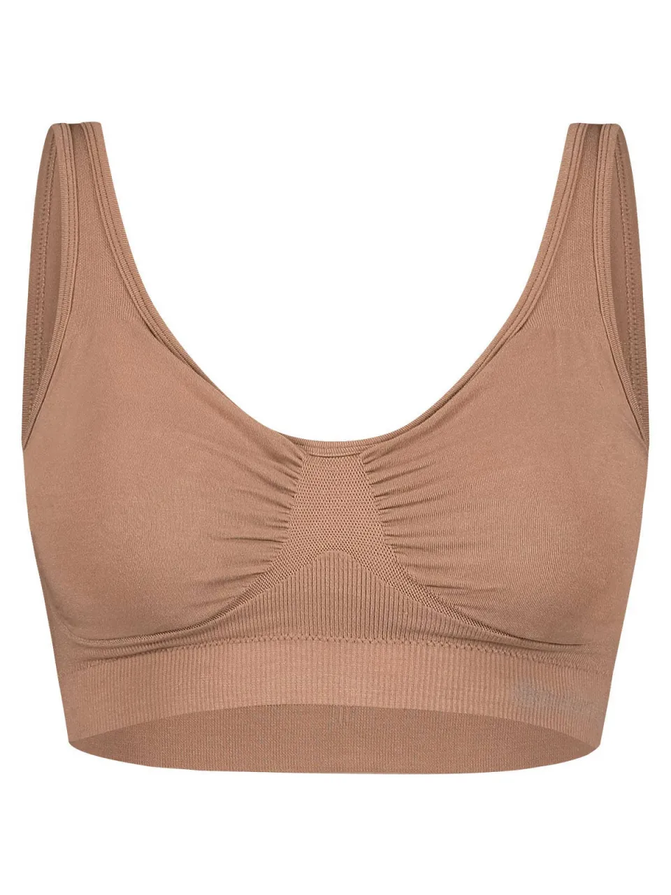 Bamboo Basics Fleur seamless voorgevormde bh top donker oudroze, foto 2