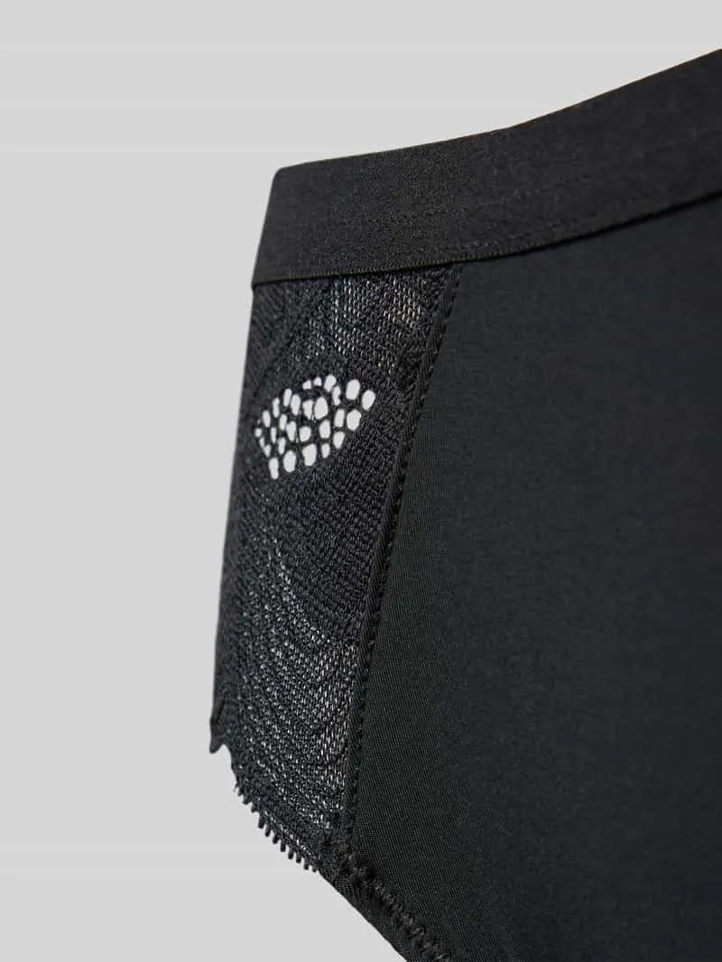 Marc O'Polo Slip met kant zwart, foto 3