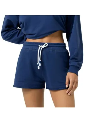 Mey Mellow Cotton Sweat Shorts Blauw