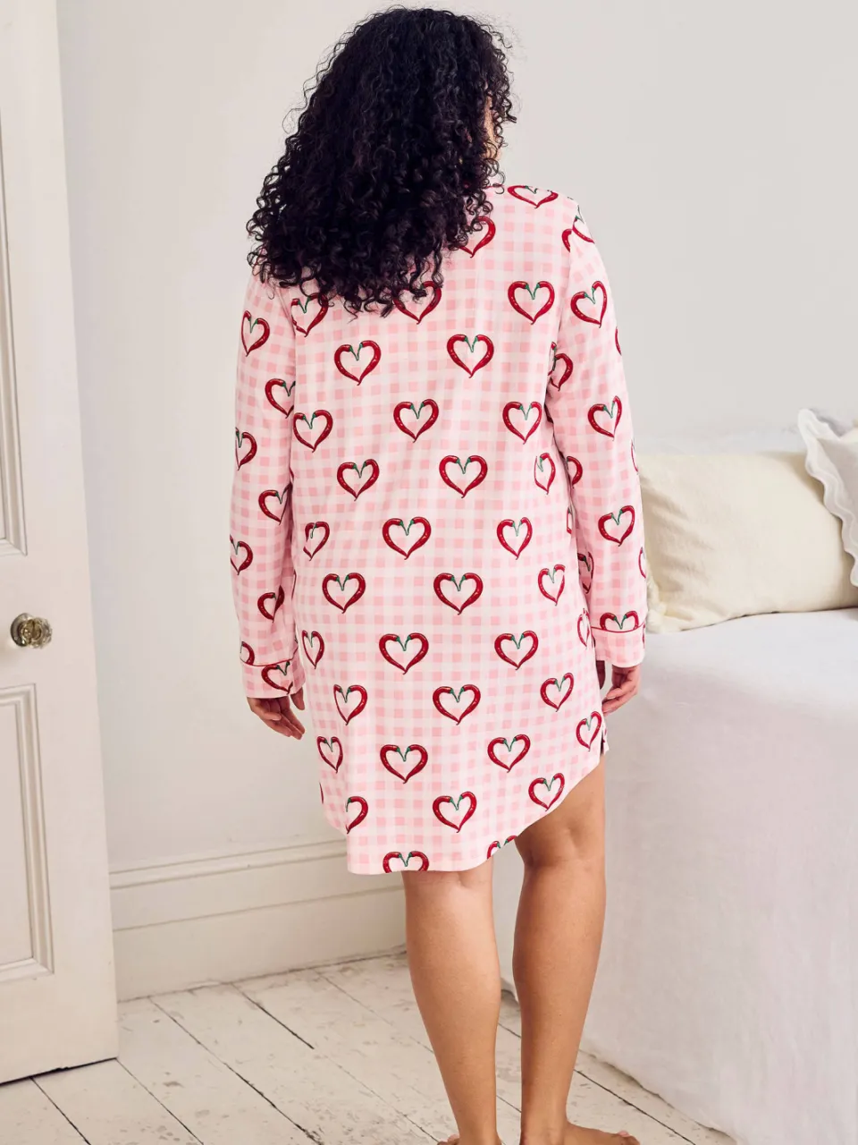 Chelsea Peers nachthemd roze rood, foto 5