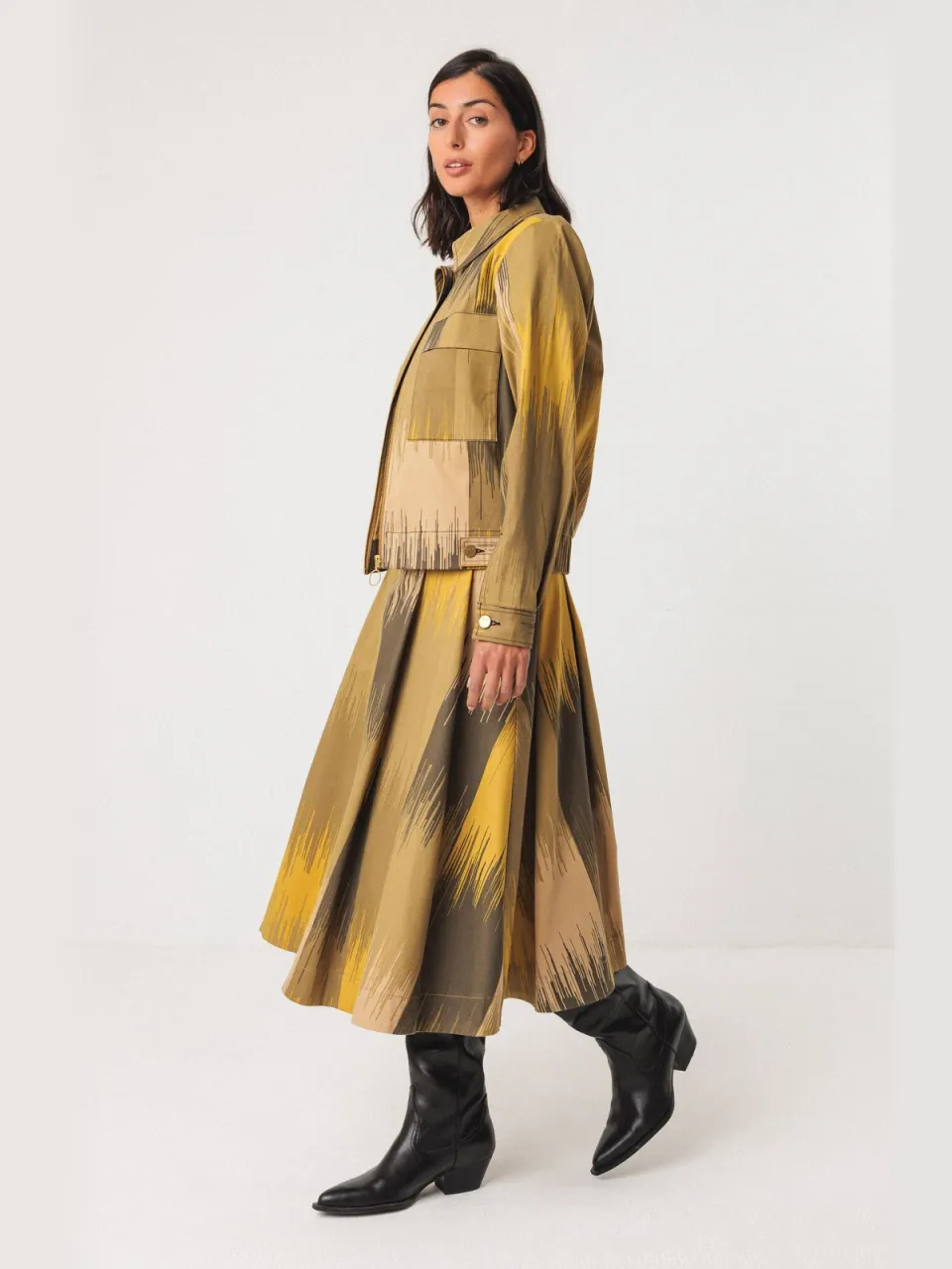 Skfk dames vegan Rok Ximena Meerkleurig beige, foto 2