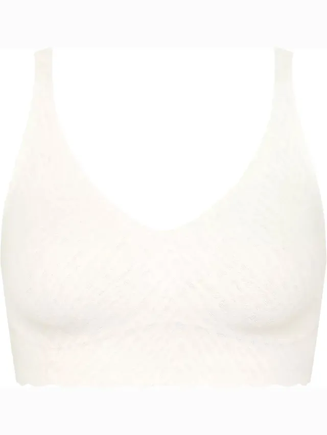Sloggi Women ZERO Feel Bliss Bralette - bralette - wit