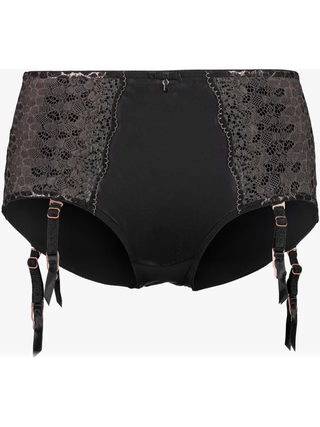 Lascana Livia jarretelshorts zwart