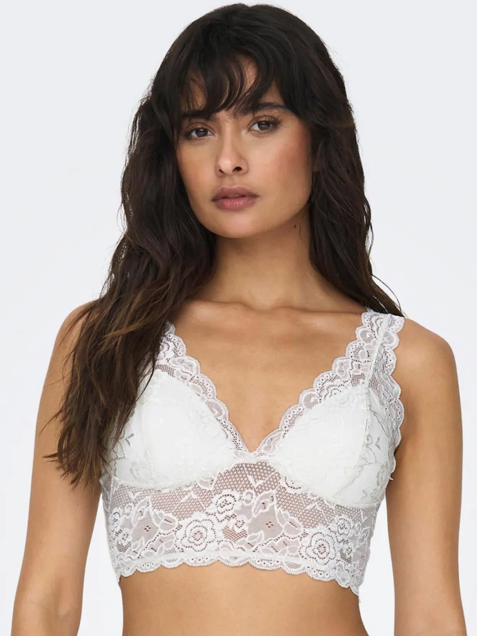 Only ONLCHLOE voorgevormde bralette gebroken wit, foto 5