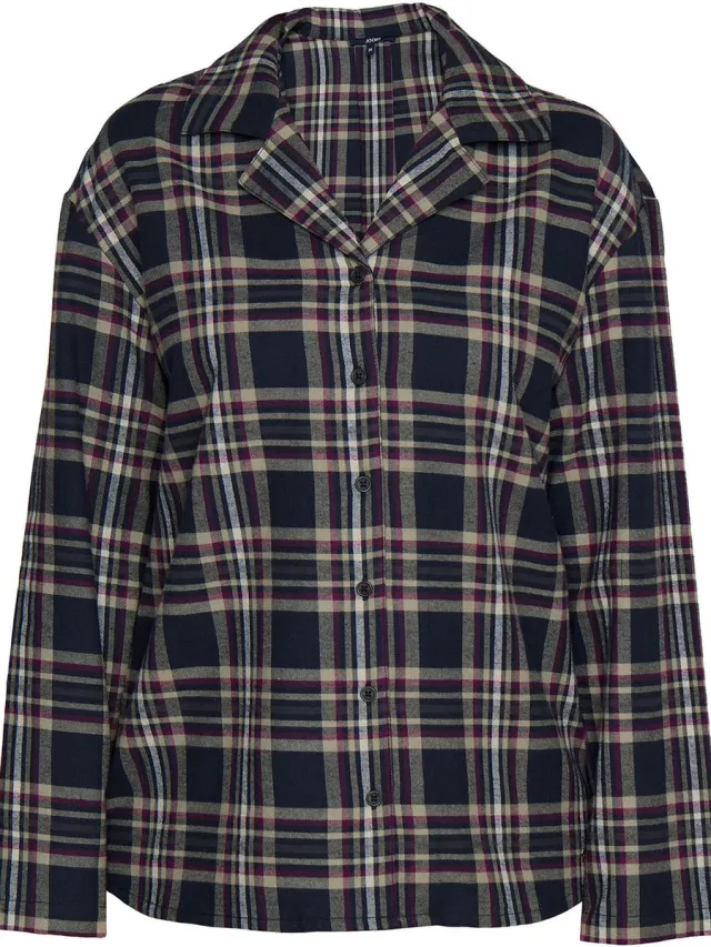 Joop! Nachthemd Loungewear OPEN BROWN