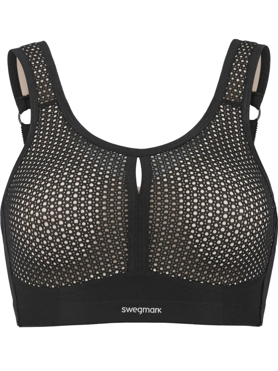 Swegmark level 4 sportbh Net Impact Force zwart, foto 2
