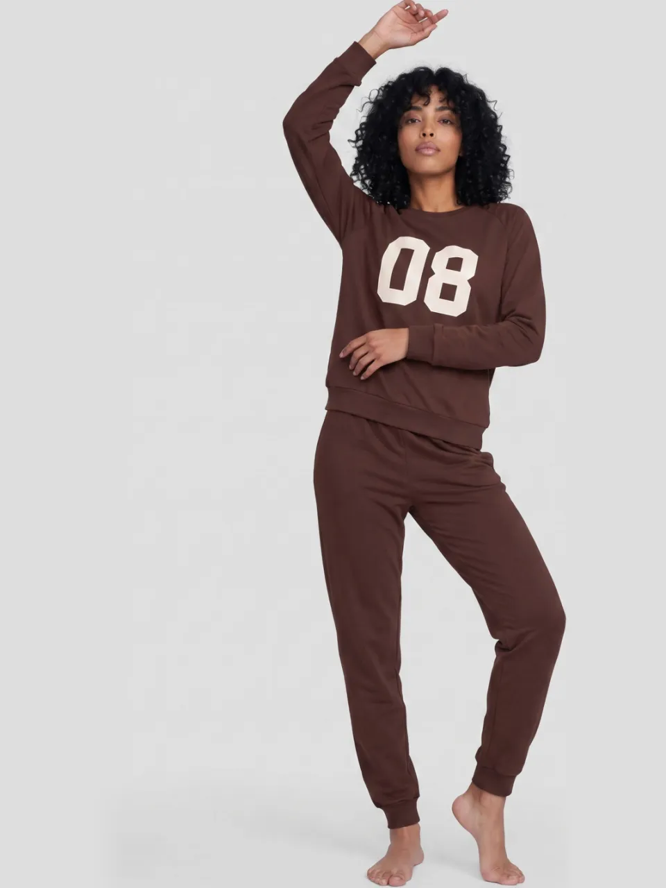 Dreamcovers pyjamaset bruin, foto 5