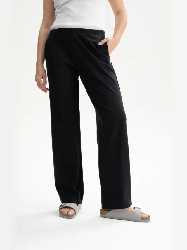 MELA dames vegan Loungebroek Kirani Zwart